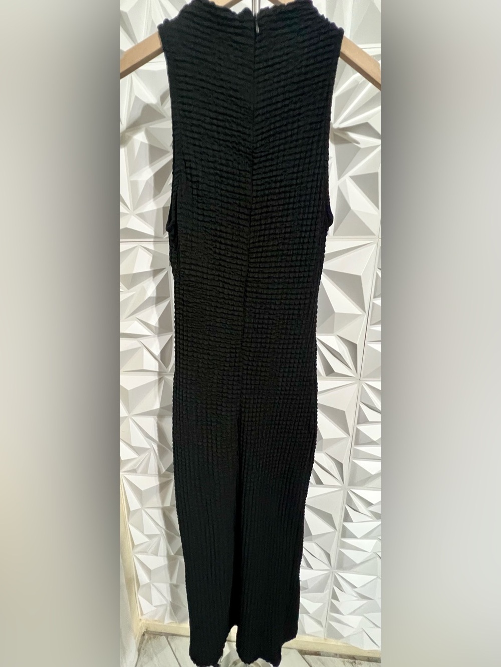 NWOT The Drop Womens Lena High Neck Textured Midi Dress - Size US XS - Picture 7 of 10
